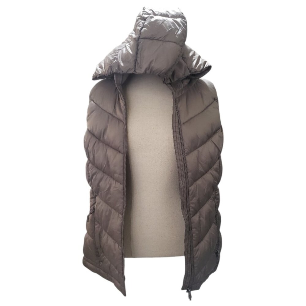 Charter Club Women's Packable Hooded Puffer Vest L